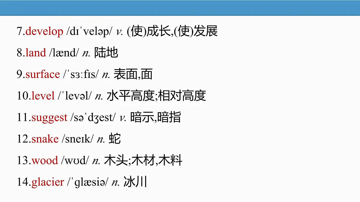 2025 新版外研社英语七下Unit 5 Developing ideas 教案-知识点总结 PPT版（可编辑）第3页