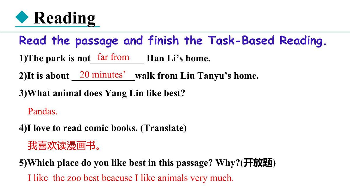 2025年冀教版七年级英语上册Unit 6 Let's go！Lesson 5（课件）第5页