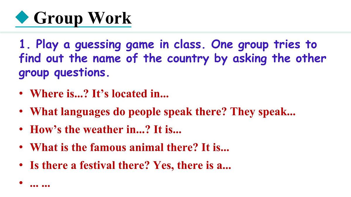 2025年冀教版七年级英语上册Unit 8 Knowing the world Lesson 5（课件）第6页