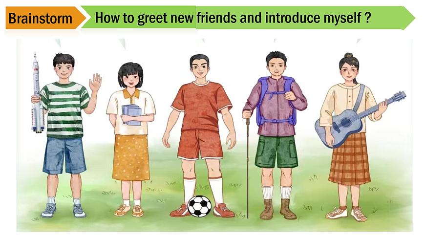 Unit 1 Lesson 1 Listening & Speaking课件-仁爱科普(2024)版英语七年级上册第4页