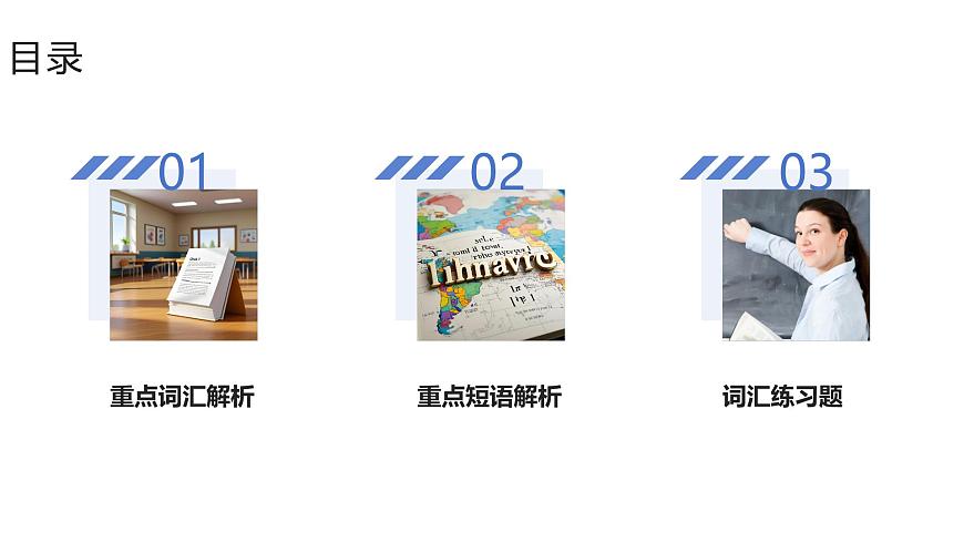 2025秋人教版八年级上Unit 1 Happy Holiday重点单词及词组讲解课件（含练习）第2页