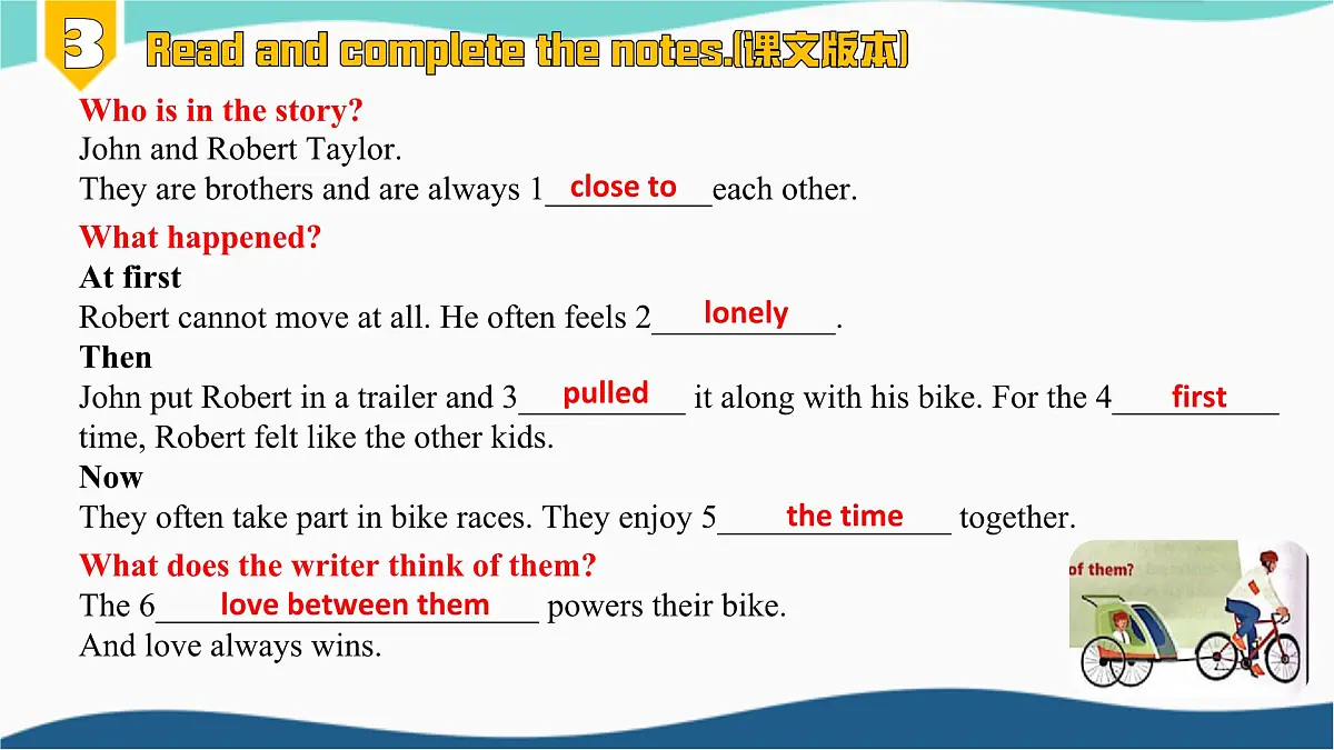 2025年新外研版英语七上：Unit 3 Reading for writing 课件第7页