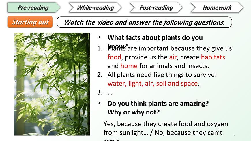 2025年新外研版英语七上：Unit 6 读思课 课件第3页