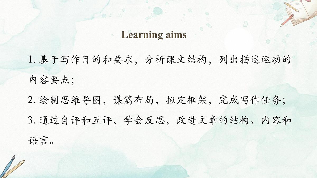 Unit 4 Lesson 7 Reading for Writing课件-仁爱科普(2024)版英语七年级上册第2页