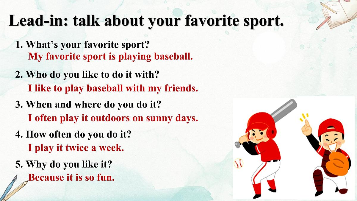 Unit 4 Lesson 7 Reading for Writing课件-仁爱科普(2024)版英语七年级上册第4页