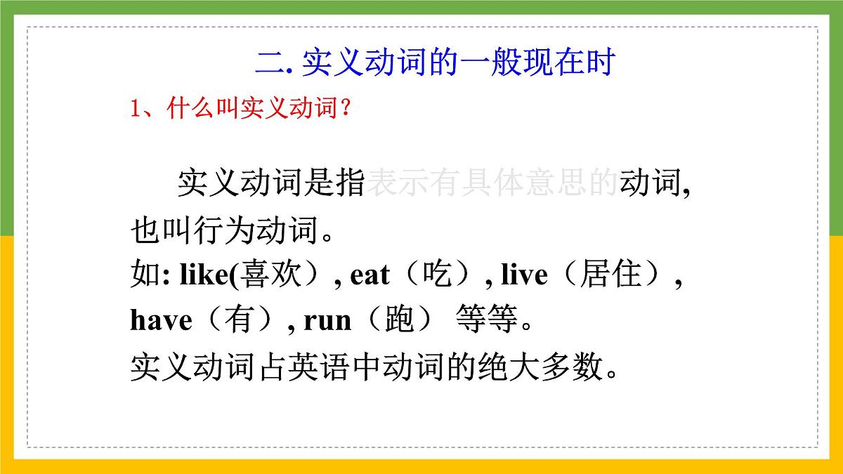 2025新外研版英语七上语法课件：：Unit 4 一般现在时第6页