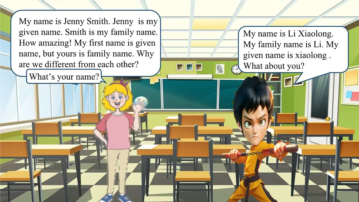 Lesson 6 Chinese and English names 课件第3页