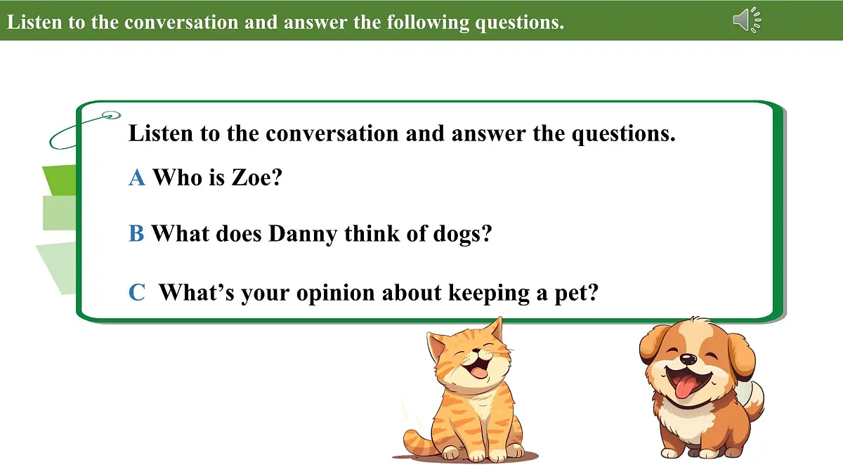 【创新情境】Unit 5 Lesson 1 I'd like to have a pet课件-新冀教版（2024）七上第6页