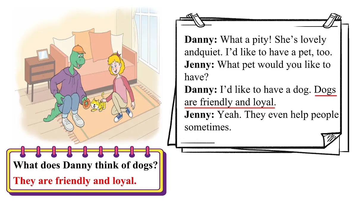 【创新情境】Unit 5 Lesson 1 I'd like to have a pet课件-新冀教版（2024）七上第8页