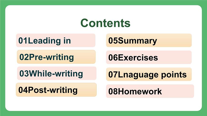 冀教版英语八年级上册 Unit4 课时4 Lesson4  同步课件第2页