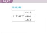2025年新外研社英語初中八上 Unit 6 單元寫作 感人的事 課件