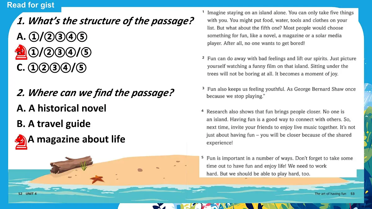 Unit 4 The art of having fun 第一课时 Starting out Understanding ideas课件 2024-2025学年外研版英语七年级下册第8页