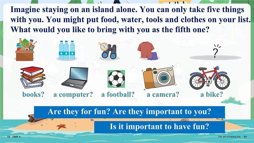 Unit 4 The art of having fun（Reading & Grammar)  课件 2024-2025学年外研版英语七年级下册第3页