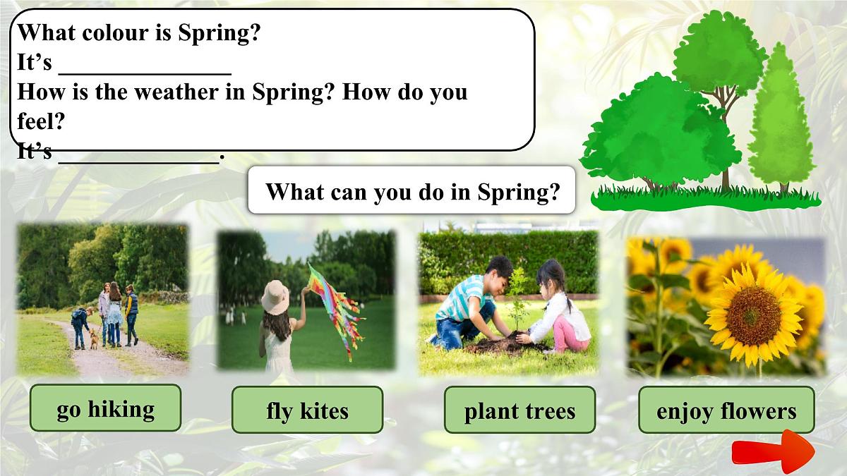 Unit 7 Lesson 5 The colourful seasons 课件第5页