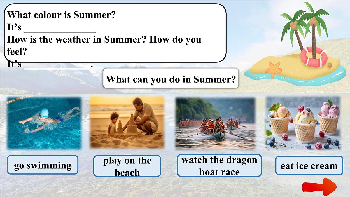 Unit 7 Lesson 5 The colourful seasons 课件第6页