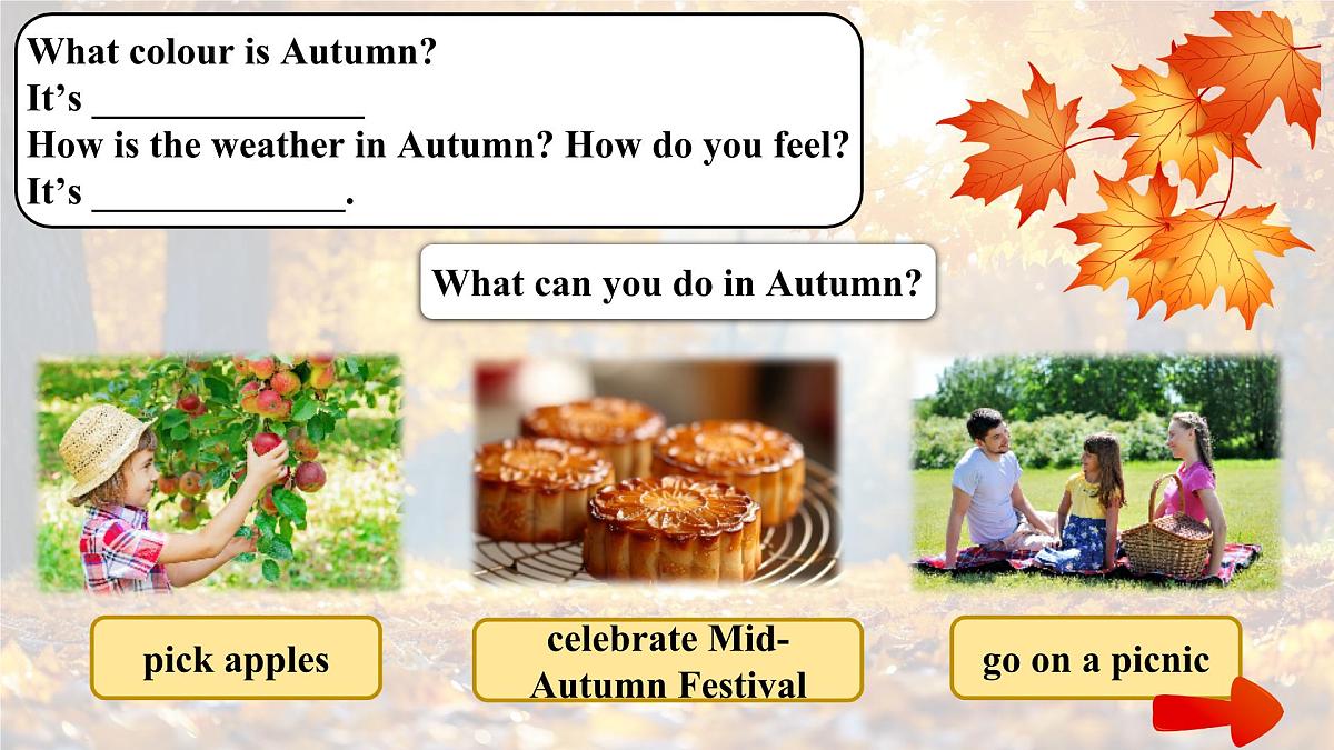 Unit 7 Lesson 5 The colourful seasons 课件第7页