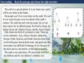 【創(chuàng)新情境】新冀教版初中英語7上 Unit 8 Lesson 6 The earth-our only home課件+音視頻