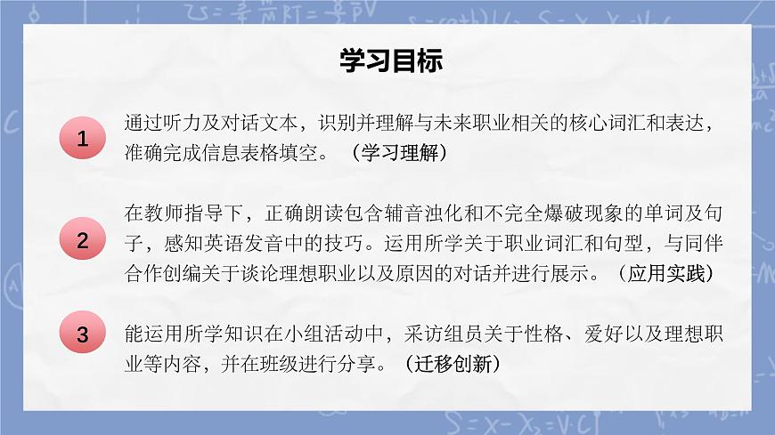 仁爱科普版英语八年级上册 Unit 3 课时2 Function&Pronunciation 同步课件第3页