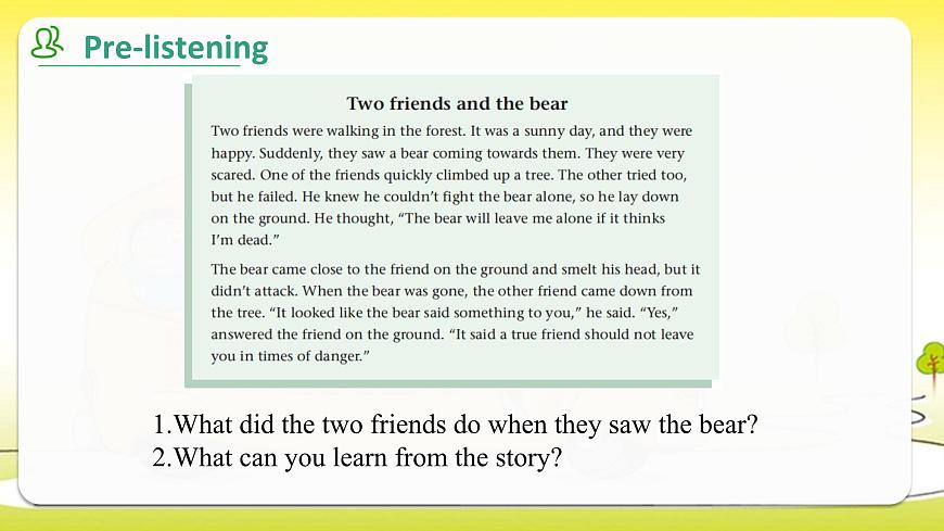 译林版英语八年级上册 Unit 1 课时6 Integration ABC 同步课件第7页