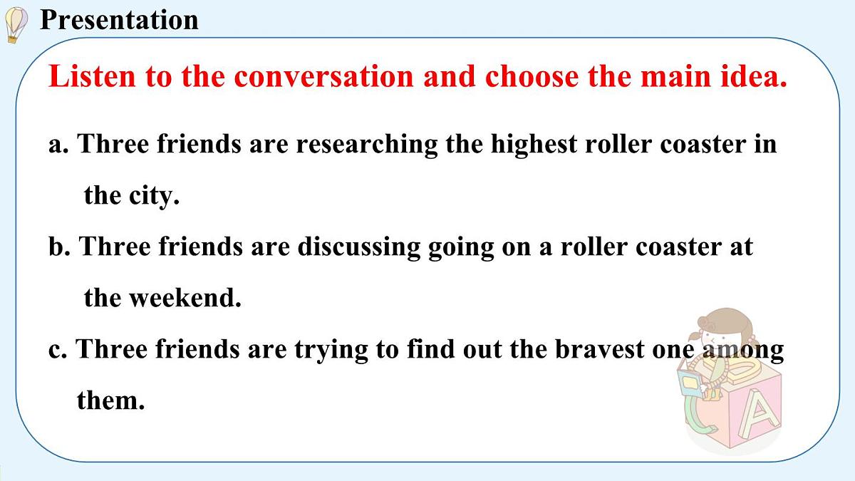 外研版英语八年级上册 Unit 2 课时4 Developing Ideas（Listening and speaking） 同步课件第7页