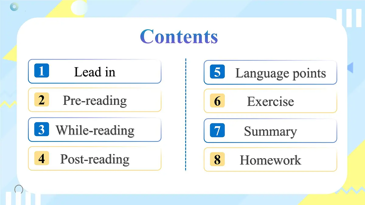 外研版英语八年级上册 Unit 3 课时2 Understanding ideas Reading 同步课件第3页