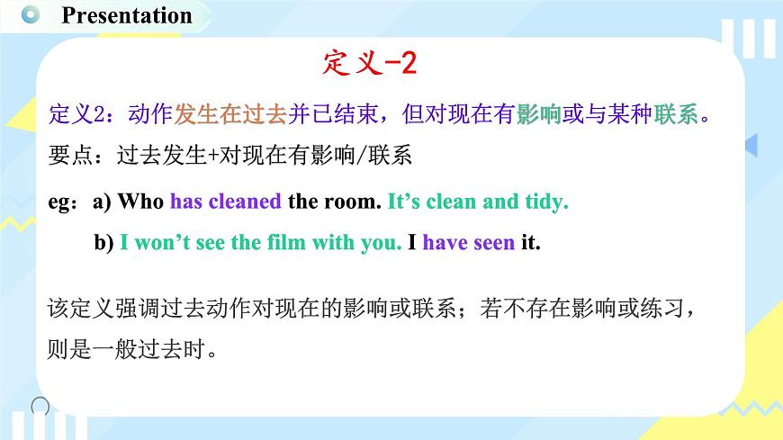 外研版英语八年级上册 Unit 1 课时3 Understanding ideas（Grammar) 同步课件第7页