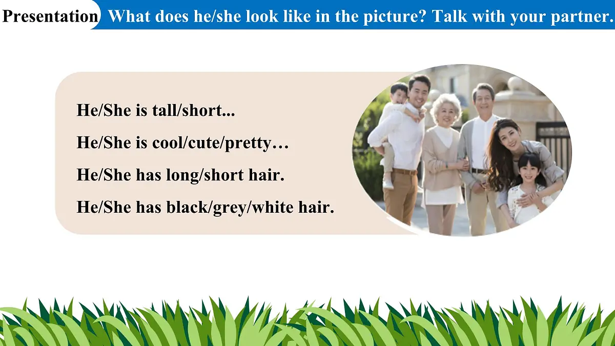 Unit 3 Lesson 3 We all look different!课件第5页