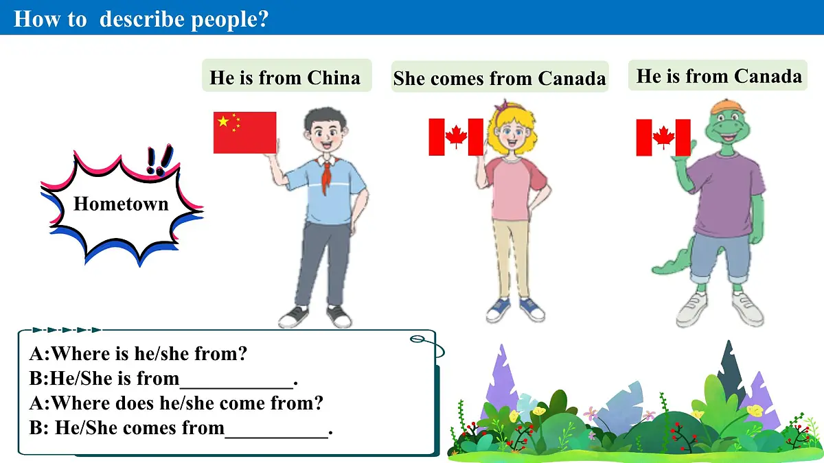 Unit 3 Lesson 3 We all look different!课件第8页