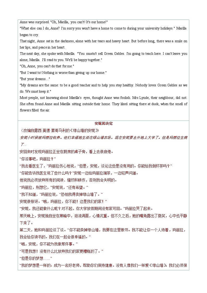 2024版人教版八年级上册英语Unit 2 Home Sweet Home Section B知识点汇总及练习含答案第3页