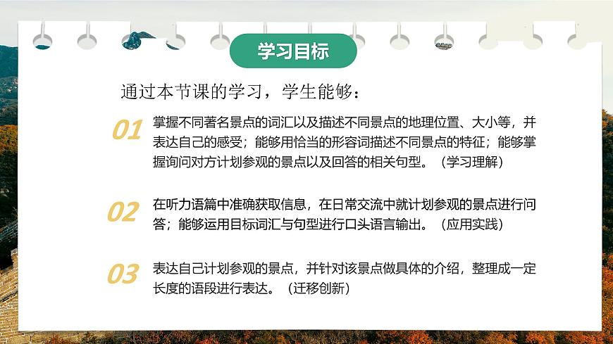Unit 5 课时1 Listening & Speaking（课件）-2025-2026学年八年级英语上册（仁爱版2024）第3页