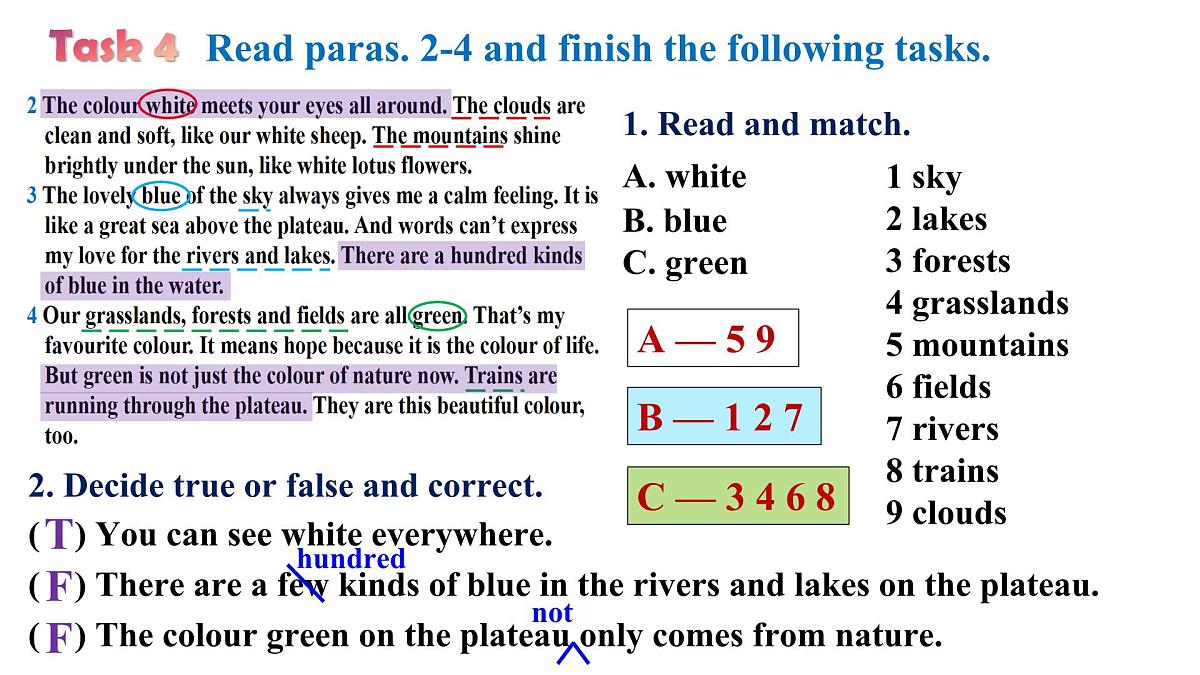 外研版（2024）初中英语七年级下册 Unit 5 Amazing nature Understanding ideas 课件第8页