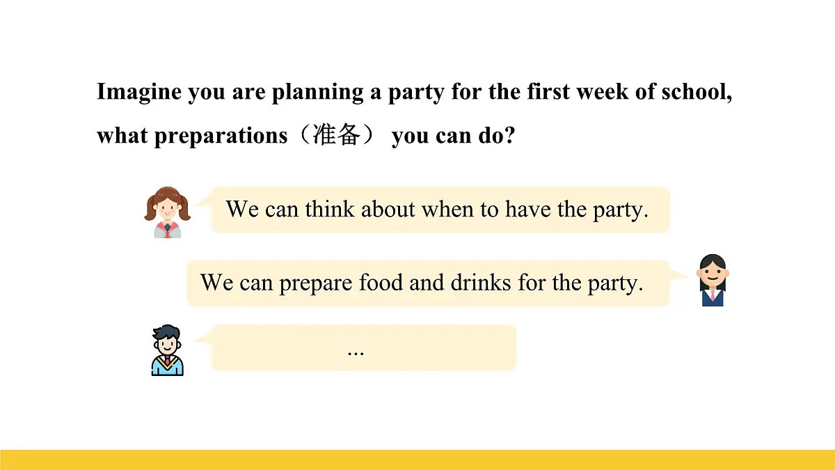 外研版（2024）初中英语七年级上册Starter Period 4 Hold a party课件第4页