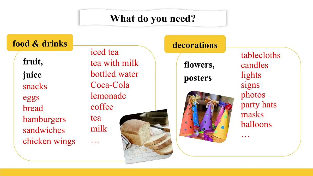 外研版（2024）初中英语七年级上册Starter Period 4 Hold a party课件第6页