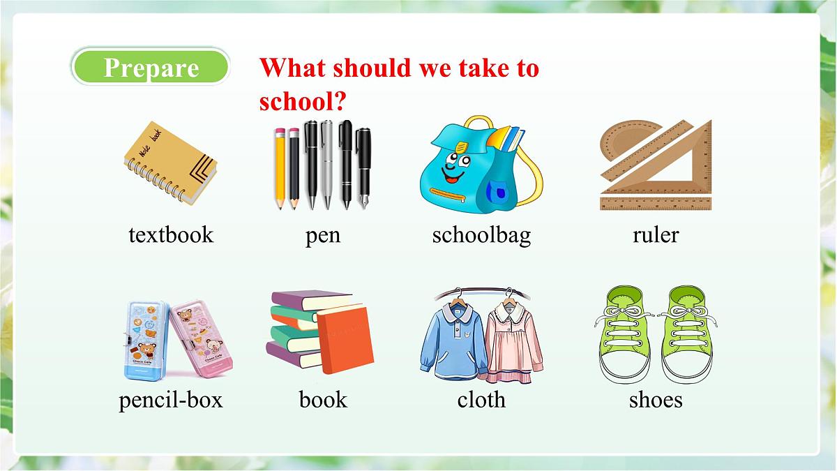 外研版（2024）七年级上册Starter Welcome to junior high Period1 Getready课件第4页