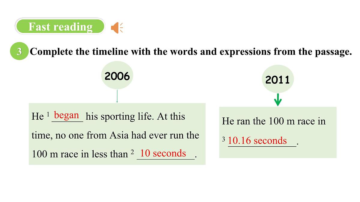 外研版（2024）初中英语八年级上册Unit 1 This is me Period 5 Reading for writing 课件第6页