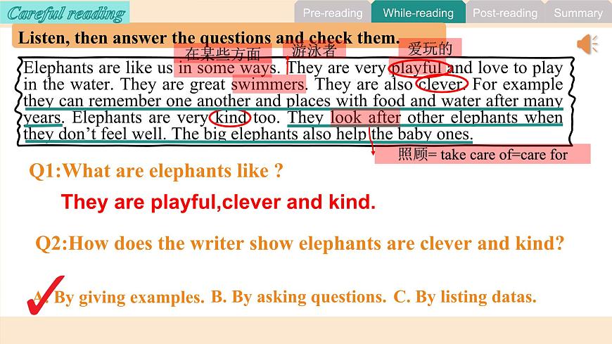 人教版（2024）七年级英语下册Unit1 Animal Friends Section B第一课时（ 1a-1d）课件第6页