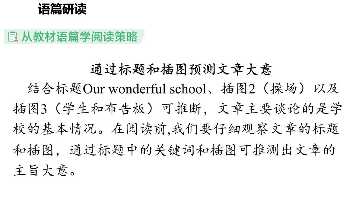 Unit 3 Welcome to our school! (2.Reading)第7页