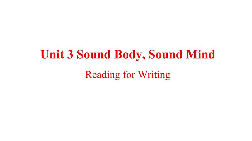U3L7 Reading for Writing第1页