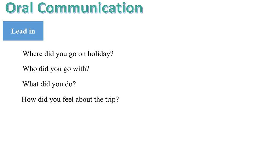 U5L6 Oral Communciation第3页