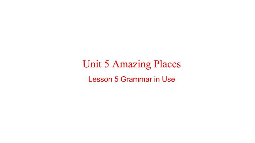 U5L5 Grammar in use第1页