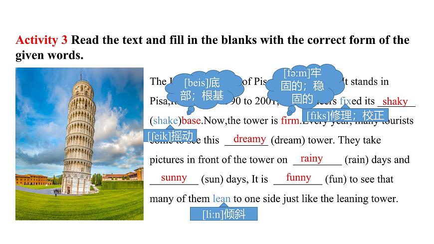 U5L5 Grammar in use第5页