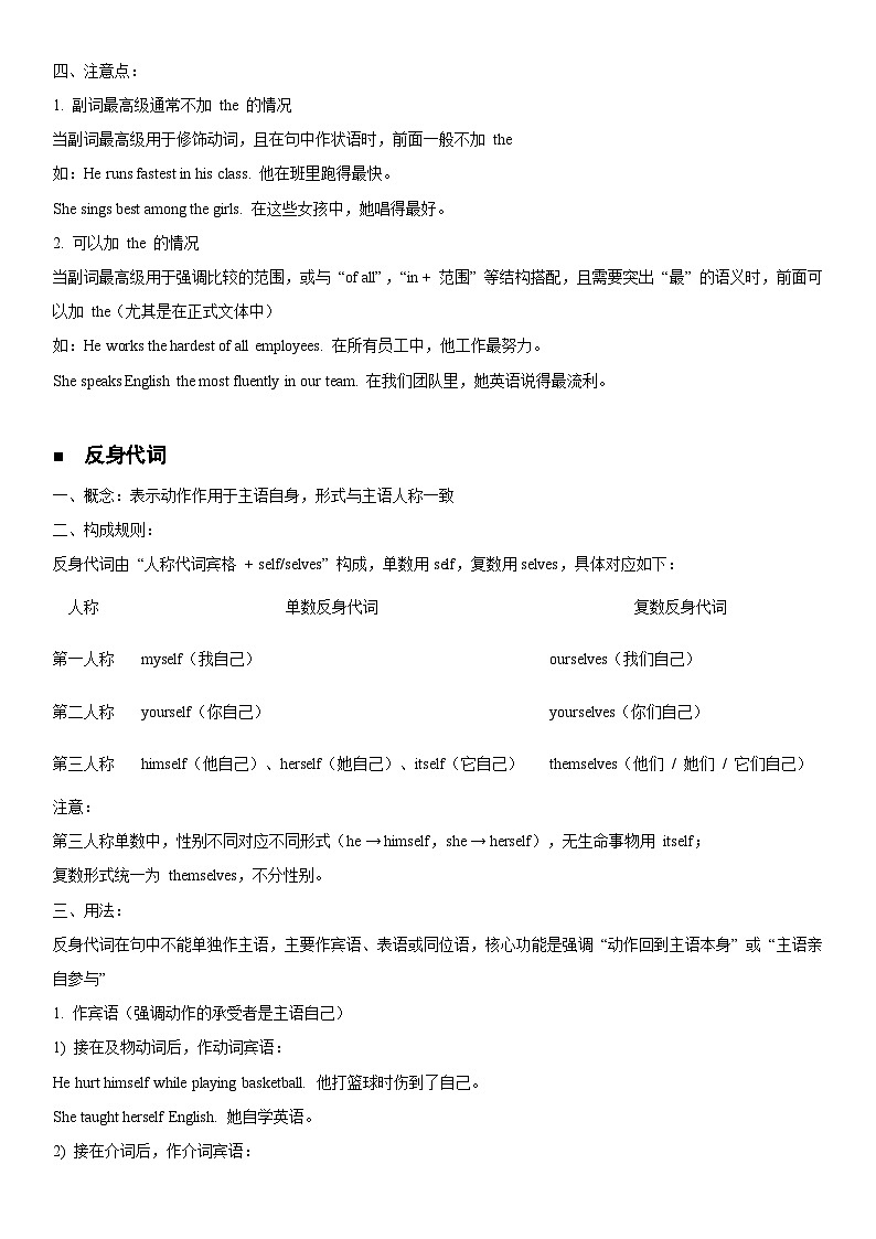 译林版8A Unit 3语法整理和核心语法精练第2页