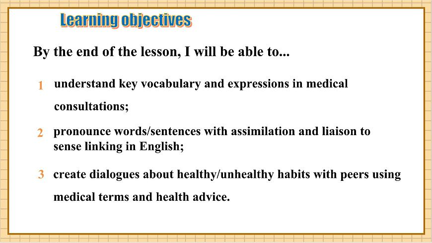 Unit1 Healthy Mind and Body（第2课时）Function & Pronunciation.教学课件第2页