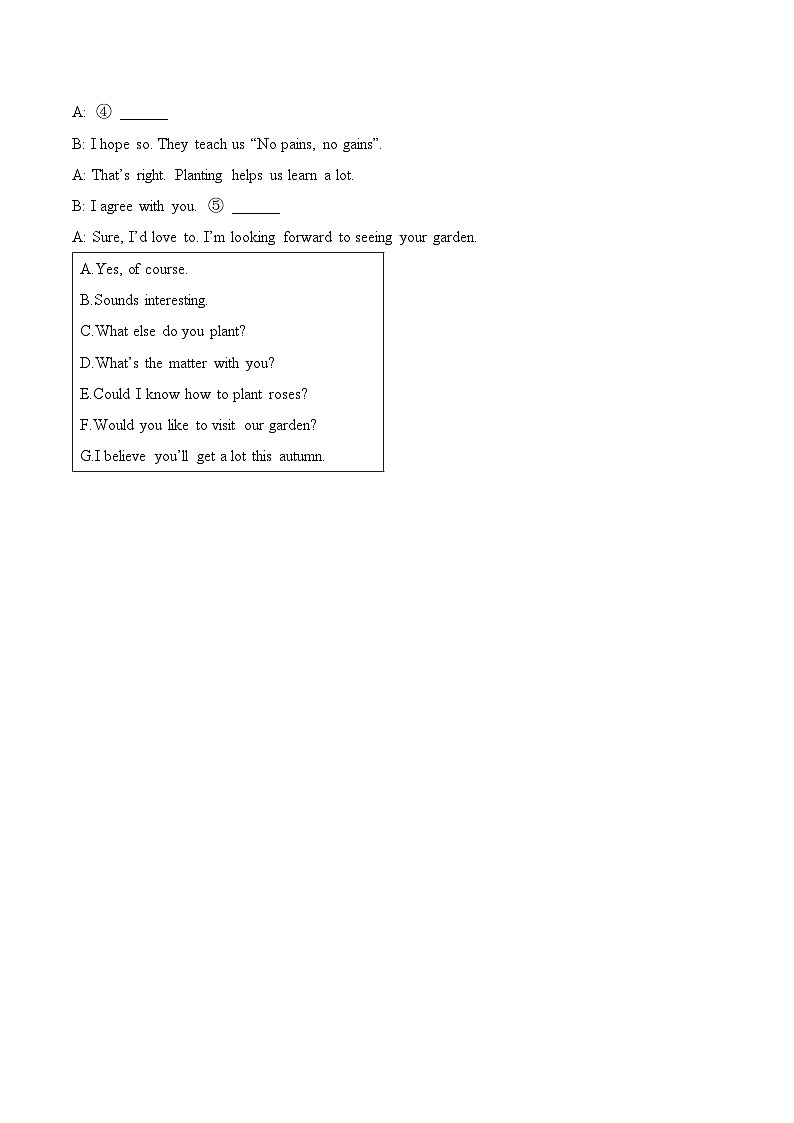 Unit 6 The power of plants Developing ideas—七年级英语外研版（2024）上册课时优化训练（含解析）第2页