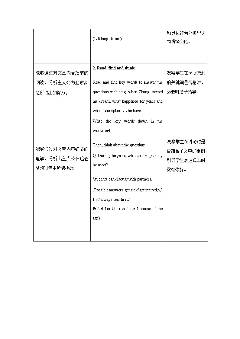 外研版2024英语七年级下册 Unit 2 Understanding ideas (2)教案（表格式）第2页