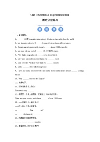 初中英语人教版（2024）七年级上册（2024）Unit 4 My Favourite Subject Section A精品同步达标检测题