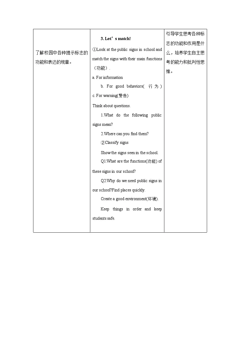Unit2：Project教学设计表格式 -2025-2026学年《英语》七年级·下册（2024人教版）第2页
