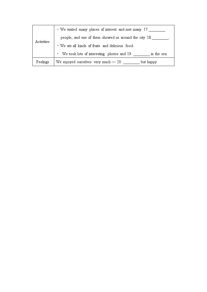 Module 10 拔尖检测听力试题第3页