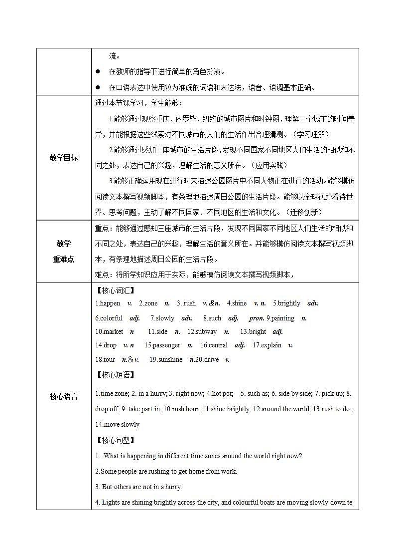 Unit 5 第4课时 Section B (1a-2b)（教学设计）初中英语人教版（2024）七年下册第2页