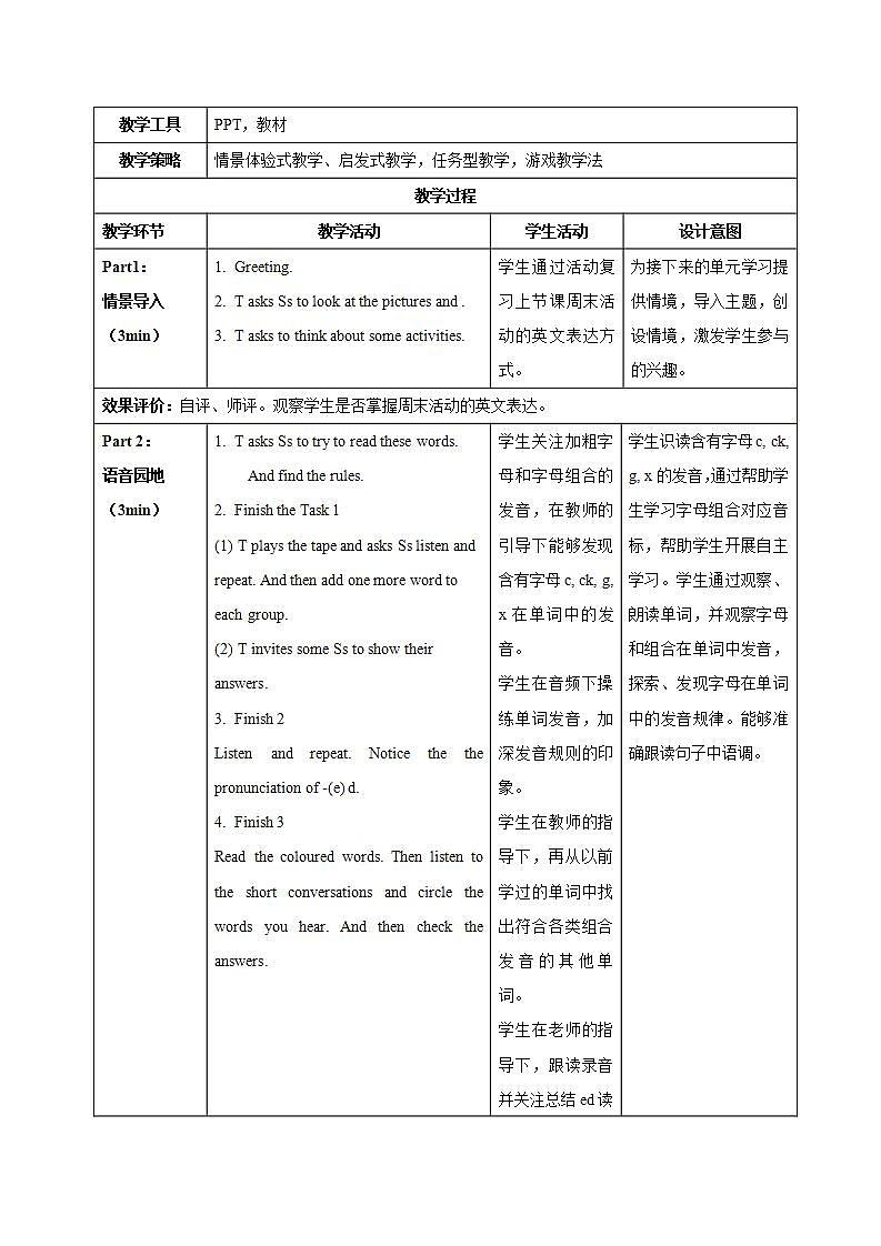 Unit 7 第2课时 Section A (pronunciation-2e）（教学设计）初中英语人教版（2024）七年下册第3页